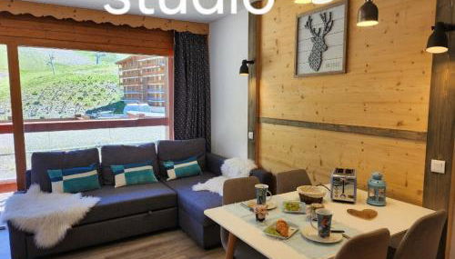 Arc 2000 -location de 2 appartements et 1 studio avec balcon et vue - Foto 5