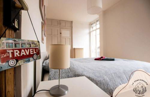 Les Voyageurs 2 chambres proche gare - Foto 6