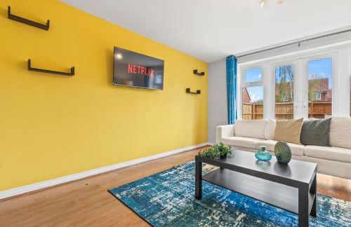 Stylish 4 Bedroom House in St Neots w Free Parking - Foto 28