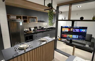 Studio novo, completo com ar condicionado e muito bem decorado - centro - Foto 5