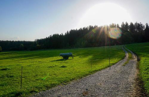 5Sterne Ferienwohnung im Fachwerk mit Bergblick in Alleinlage und großem Garten, Infrarotkabine - Foto 62