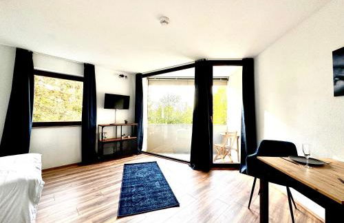 Chices Service Apartment nahe Homburger Uni Klinik und Technologiepark mit Loggia und kostenlosem Parkplatz - Foto 3