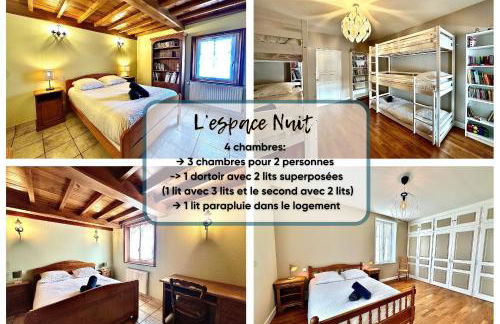 Gîte Le Chauffour -Calme-Famille-WIFI-Billard - Foto 10