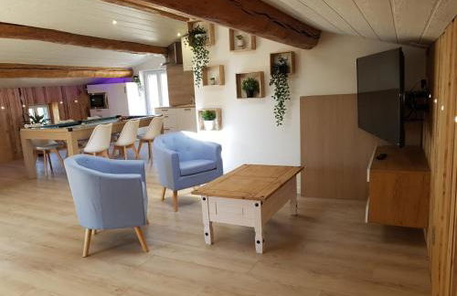 La Vigne d'Aubière, Spa/Balnéo, Billard,Lit 2mx2m - Foto 1