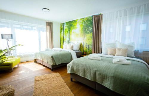 THE BIG MÜNSTER für bis zu 12, Whirlpool, Sauna, zentral, Tischfußball, Balkon, Gasgrill - Foto 6