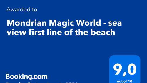 Mondrian Magic World - sea view first line of the beach - Photo 2