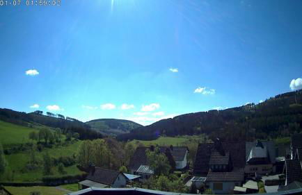 Panoramablick Ferienwohnung Luge Winterberg Sauerland - Foto 7