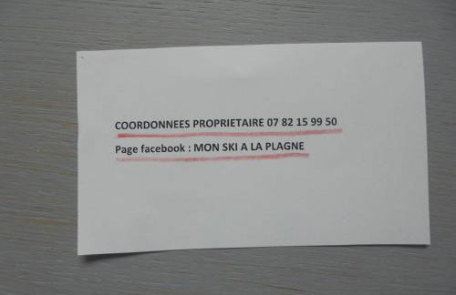 MON SKI A LA PLAGNE - PLAGNE BELLECOTE Résidence 3000 - Foto 4