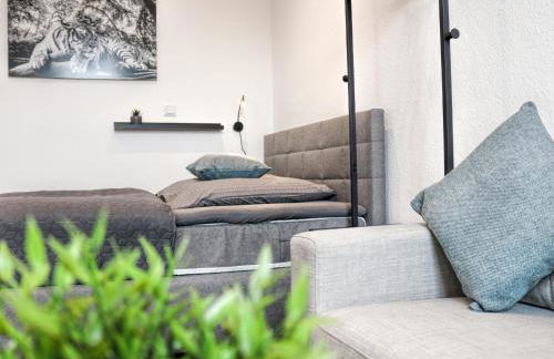 LIGHTPLACE • Größere Gruppen • 4 Einzelzimmer • Boxspring • Smart TV • Biergarten • Restaurant - Foto 39