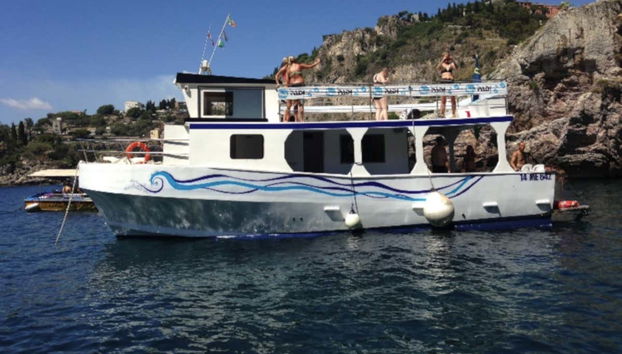 Enjoying the boat cruise