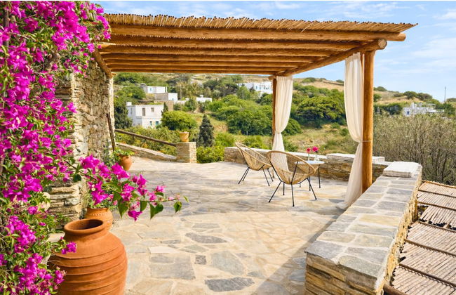 Villa Kotseli: Traditional Stone House with Pool & Sunset Sea Views - Foto 29