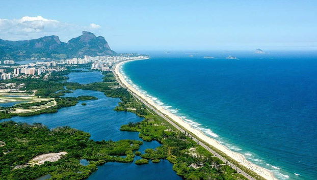 Playa en la Barra de Tijuca