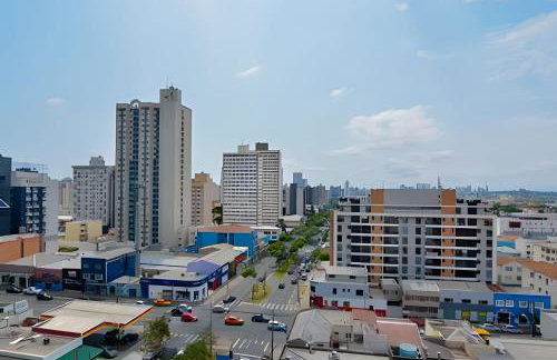 Studio prox shopping Curitiba Wifi, TV a Cabo e ar by UROOMS - Foto 44