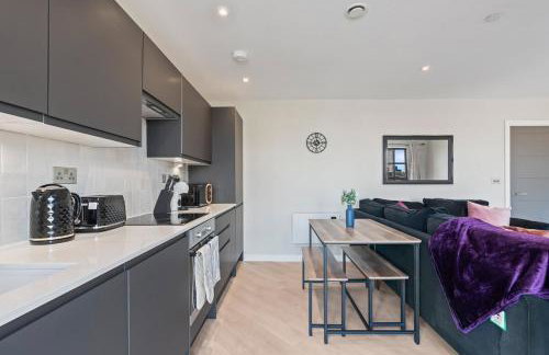 #45 2 bed Lux Fountain Lofts Digbeth - Near Blakesley Hall Museum - Sleeps 5 - "Perfect for Contractors and Families " - Foto 11