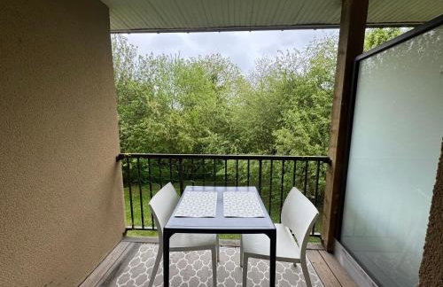 Studio T1 piscine chauffée parking gratuit les hauts dhonfleur - Foto 11