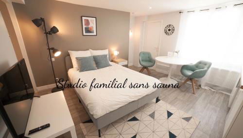 PRESTIGELOC - 3 Studios au Choix - 2 avec Sauna privé gratuit, 1 avec 3 Couchages, Centre-ville - Foto 5