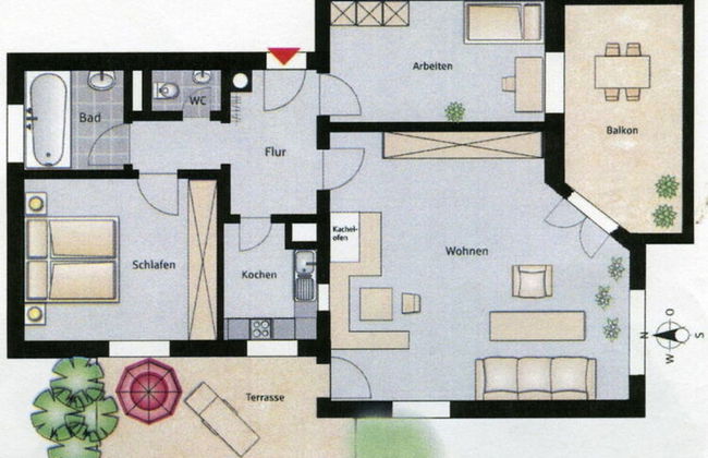 Holiday Apartment Allgauer Alpenblick - Foto 9