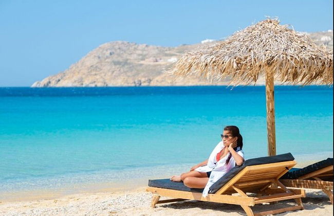 Deluxe Cruise-Friendly Mykonos Beach Bliss & Stadtbummel - Foto 2