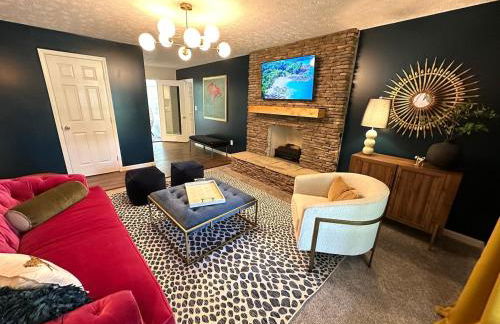 Mason Ohio Home large private yard firepit game room - Foto 27