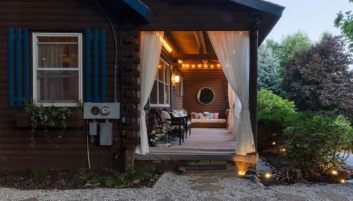 Look to the Mountains: Gunstock Acres Log Cabin - Foto 4