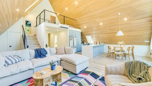 A-Frame Cabin with Deck Near Cedar Creek Lake - Foto 3