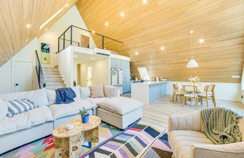 A-Frame Cabin with Deck Near Cedar Creek Lake - Foto 3