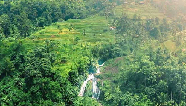 Waterfalls in the heart of the jungle