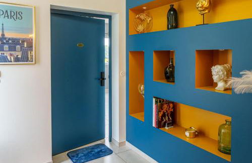 La Villa Perchée, Appartements Élégants, sauna Privé, sport, terrasses et Vue Panoramique, Parking protégé, proche PARIS - Foto 59