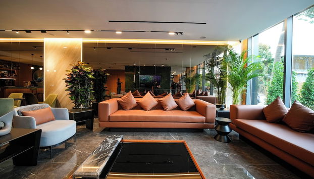 Lobby sitting area