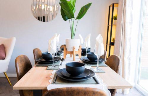 Luxe 3BR - 8 Min to Town Centre - Bradgate Park Leicester - Parking - Garden - Foto 24