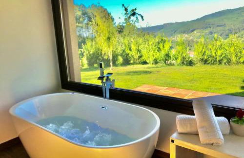 Casa nueva en Vigo Rural Mos con Jacuzzi y chimenea - Foto 14