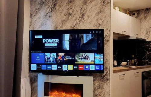 Studio cosy au RDC parking privé, térasse, wifi - Foto 11