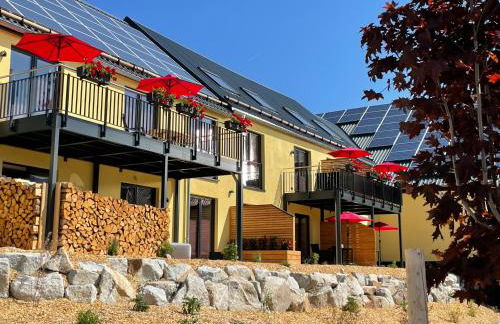 Ferienwohnung im Chaletstil Ährenglück 70 qm Wellness Fitness Sauna Bergrödelhof - Foto 26