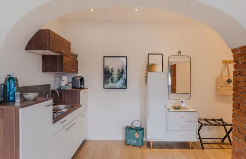 MAINTERRASSE Boardinghouse am Fluss klimatisierte Apartments mit 80qm Terrasse - Foto 18