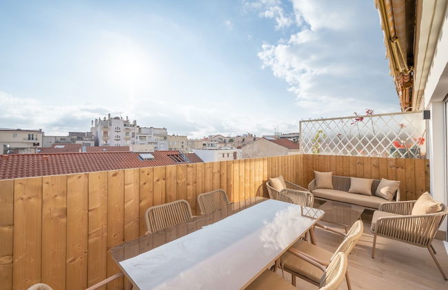 Beautiful Flat With Terrace - Carre D'or Cannes - Foto 23