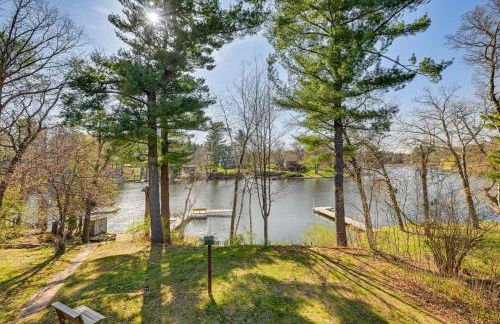 Lake Wissota Home with Private Dock and Fire Pit! - Foto 26