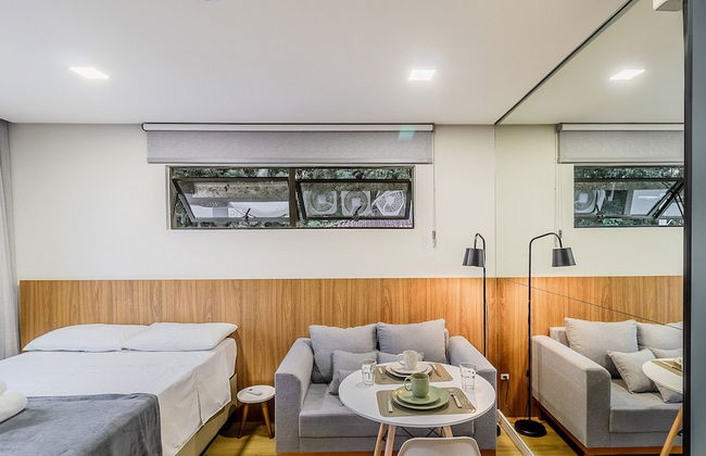 RUP Studios Equipados em Prédio Piscina - Foto 12