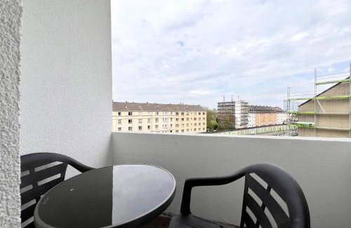 Zentrale City Ferienwohnung Essen 3 Zimmer Balkon Messe - Foto 26