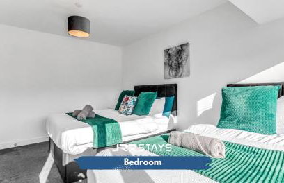 Tipton 3 Bedroom House Garden Sleeps 7 - JRR Stays - Foto 32