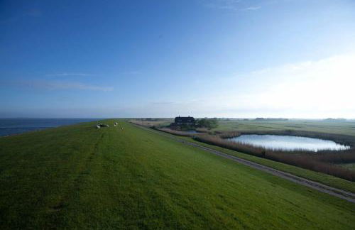 Tede Warft Freistehend am Deich mit Sauna - Foto 3