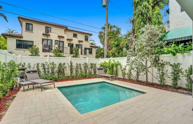 4BR w htd Pool Walk to Las Olas 5mins to Beach - Foto 49