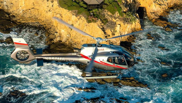 Veréis desde el aire los acantilados de Dana Point