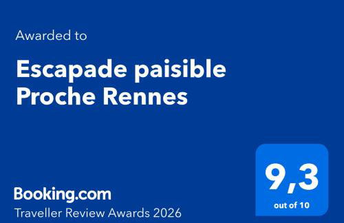 Escapade paisible Proche Rennes - Foto 37