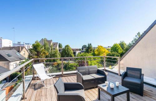 Teranga - Studio avec grande terrasse dans Rennes - Foto 1