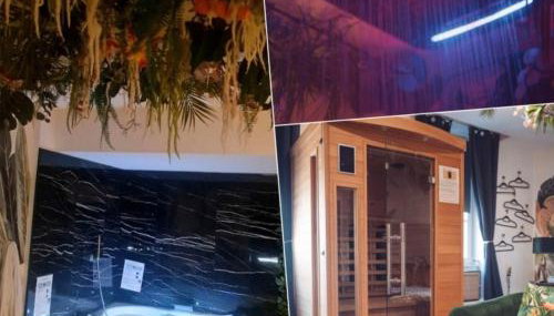 Spa-Sauna-Ciel de pluie tropicale-Crémant- Nuit Romantique - Escapade Mâconnaise - Foto 2