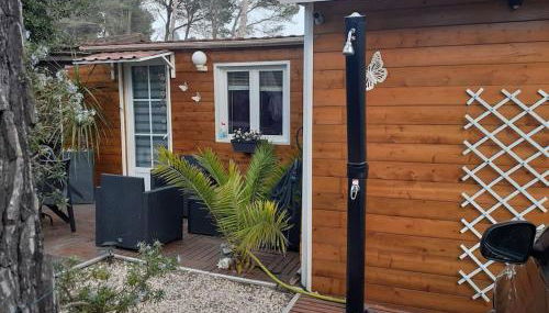 Chalet de charme avec piscine dans camping - Foto 3, Garden view