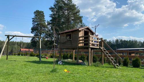 Wczasy Pod Sosnami domek z kominkiem - Foto 5, Garden, Garden view