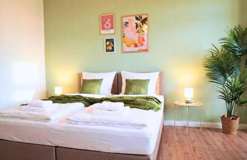 Große Wohnung mit 3 Schlafzimmern & 6 Boxspringbetten, WLAN, Smart TV, Parkplatz, Waschmaschine & Trockner - Foto 8