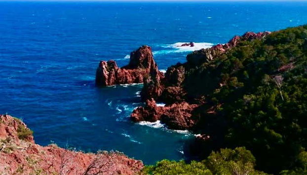 Touring the Corniche d'Or coastline