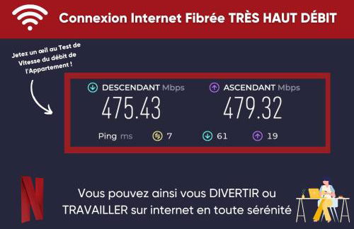 LE SWEET PLACE - NETFLIX I I WIFI I CENTRE - Confort & COSY - Foto 17